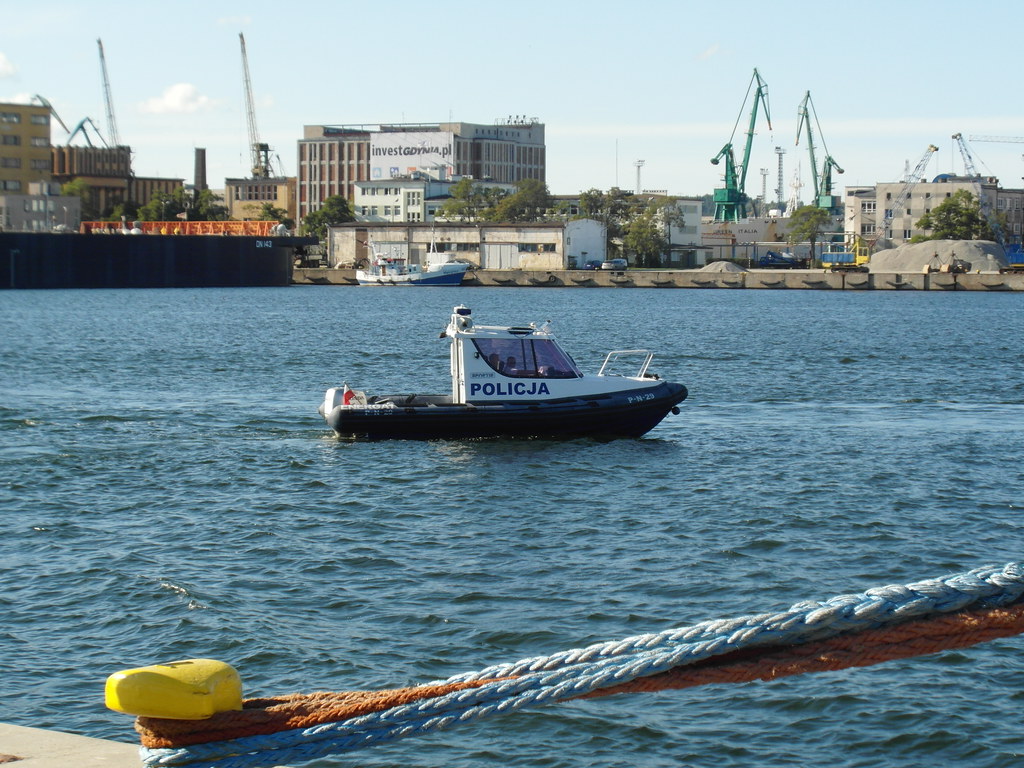Polizeiboot P-N-29 in Gdynia (PL)