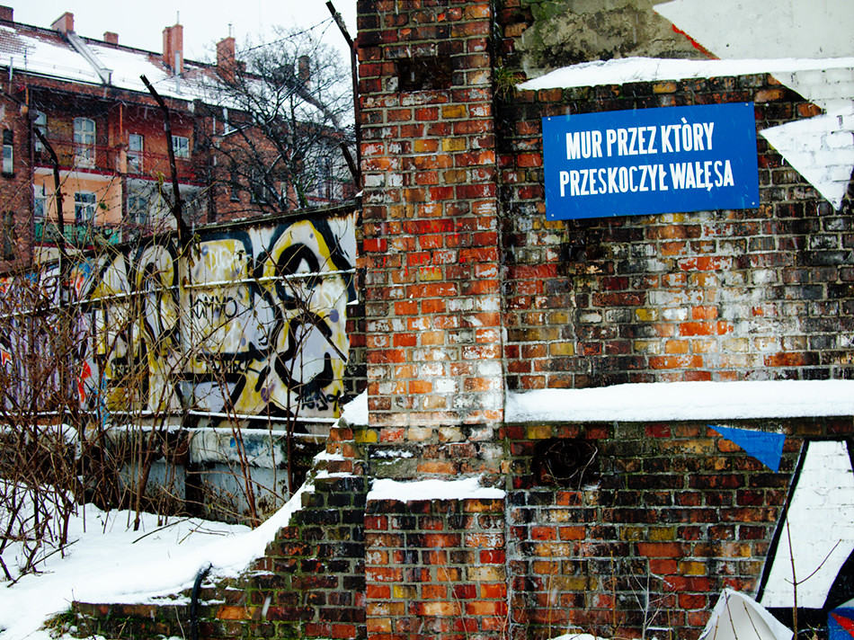 'Mur przez który przeskoczył Wałęsa'