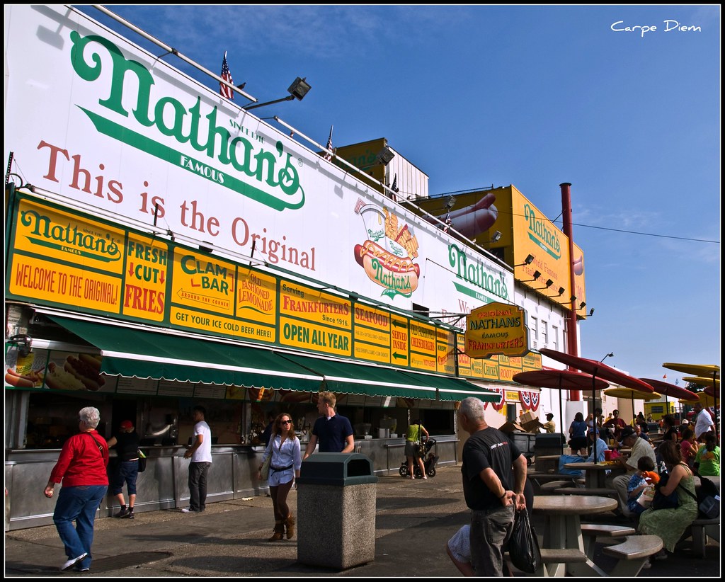Nathan's, Day Shot, Coney Island (History, Part 1 of 2)