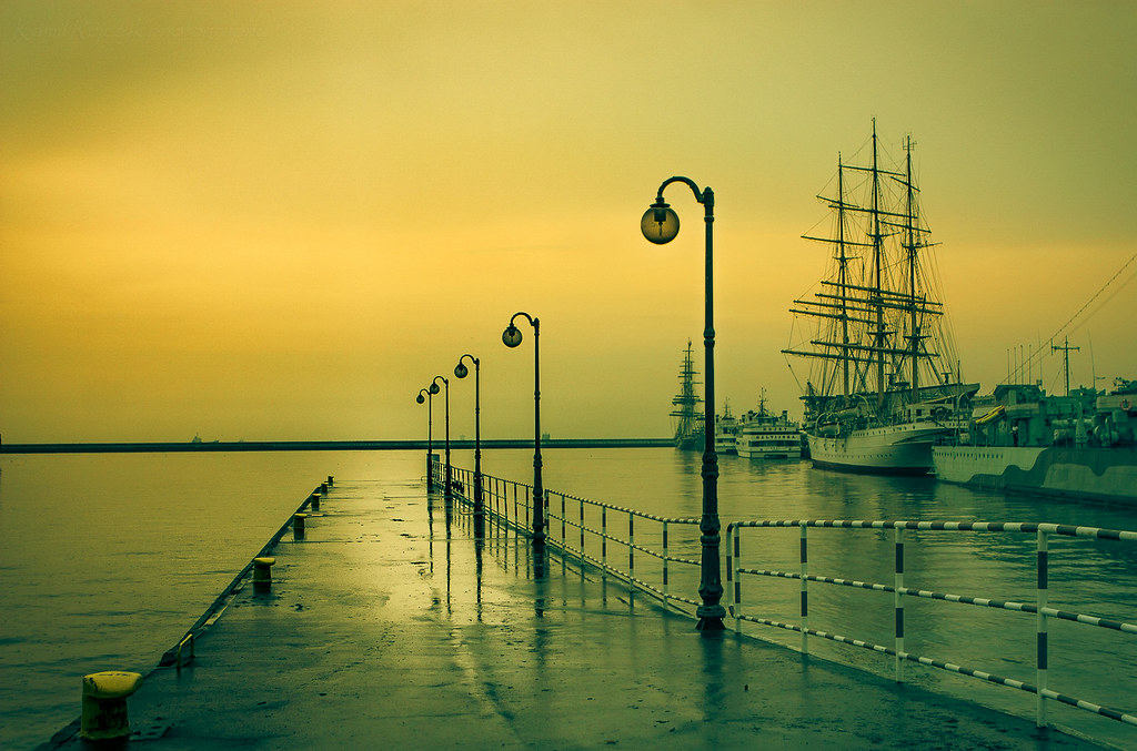 Harbor in Gdynia