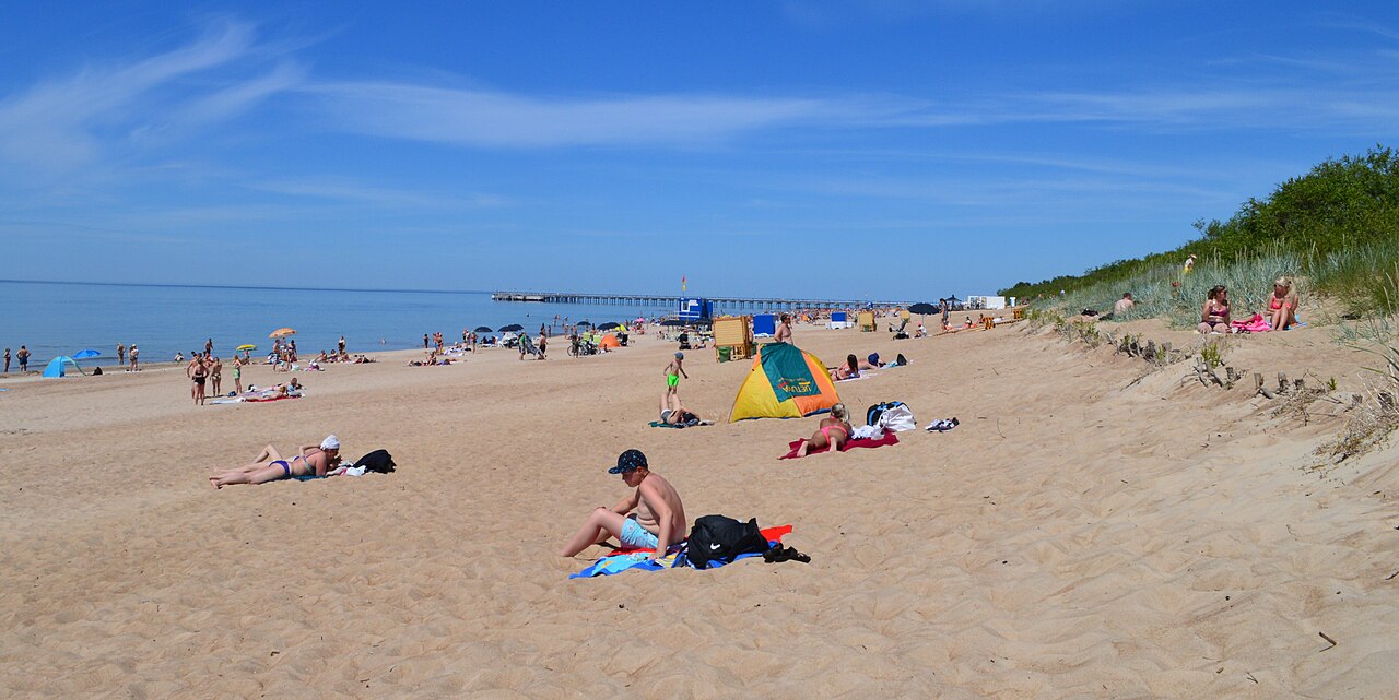 Baltic sea beach Poland summer — Trójmiasto