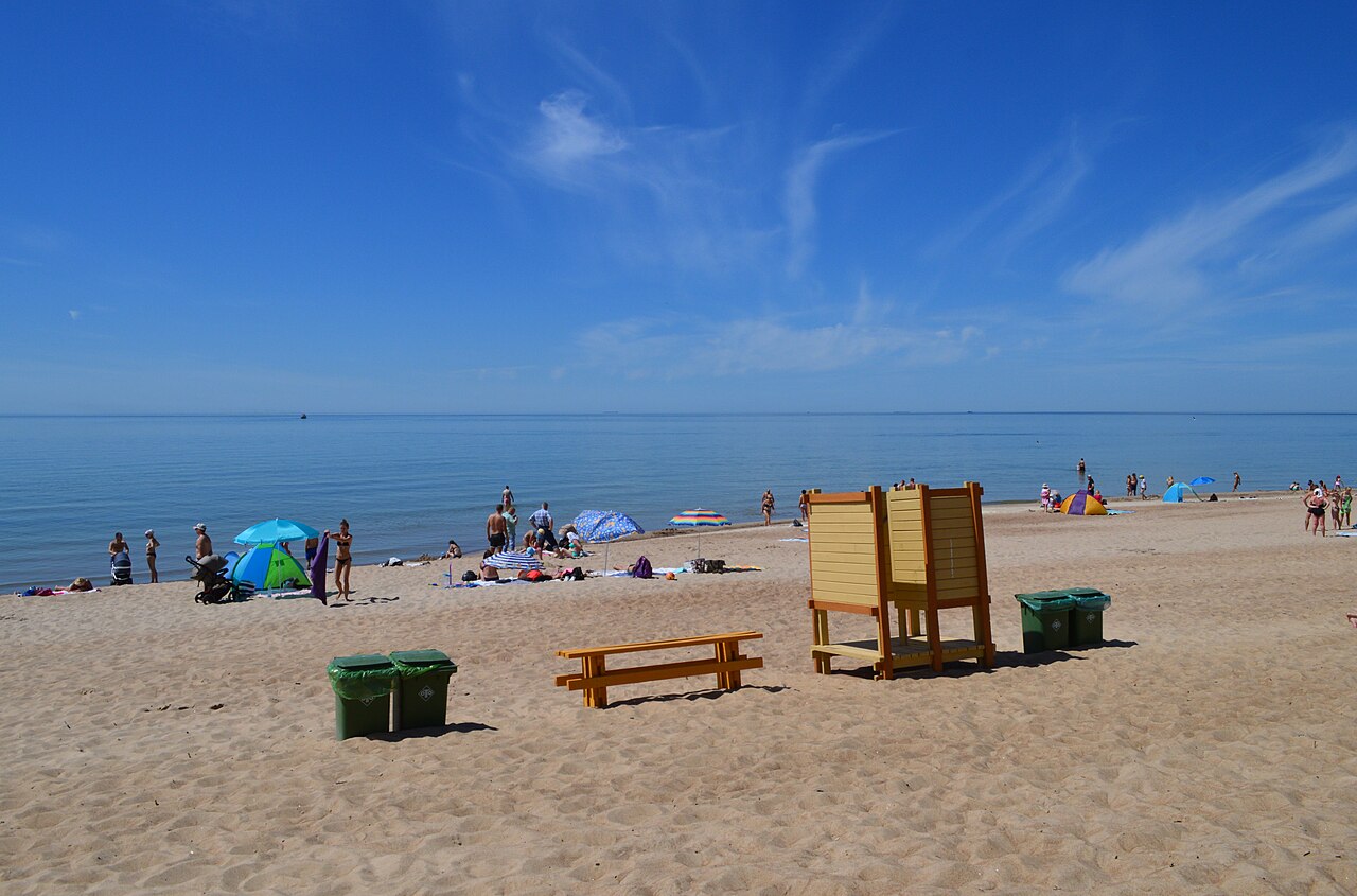 Baltic sea beach Poland summer — Trójmiasto