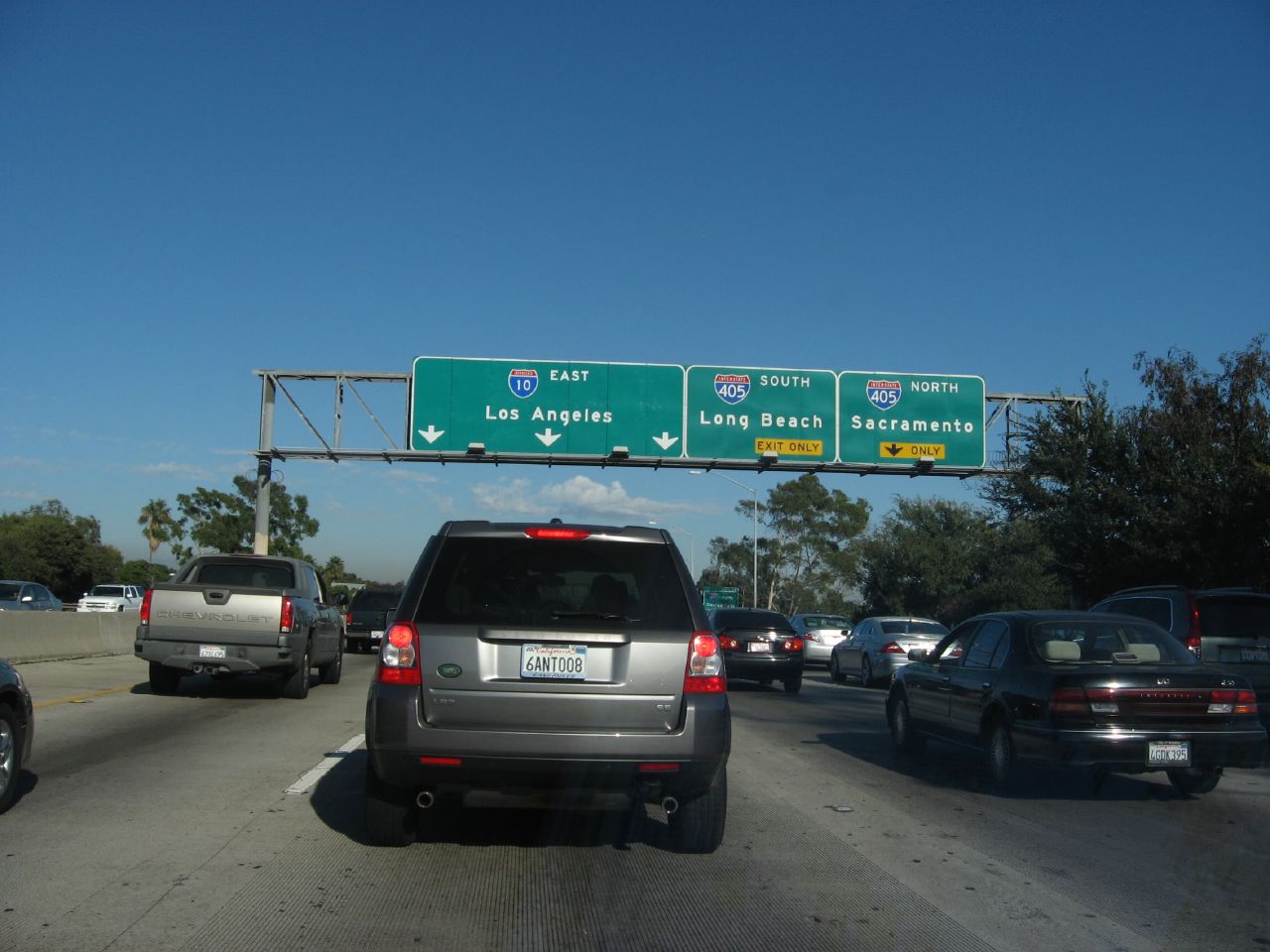 traffic jam city skyline — Trójmiasto
