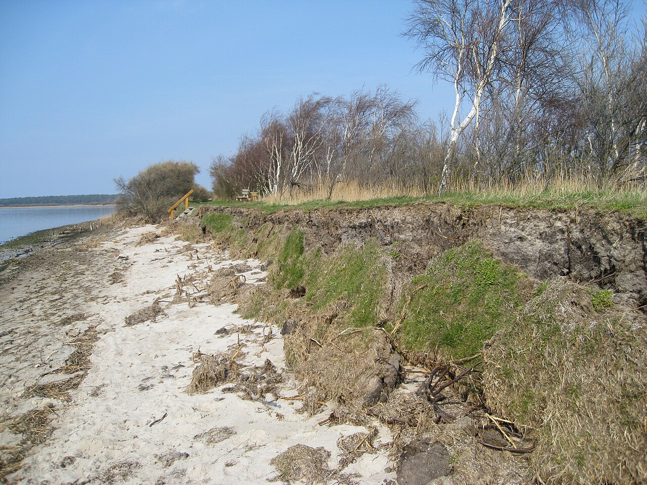 sandy beach Baltic coast — Trójmiasto