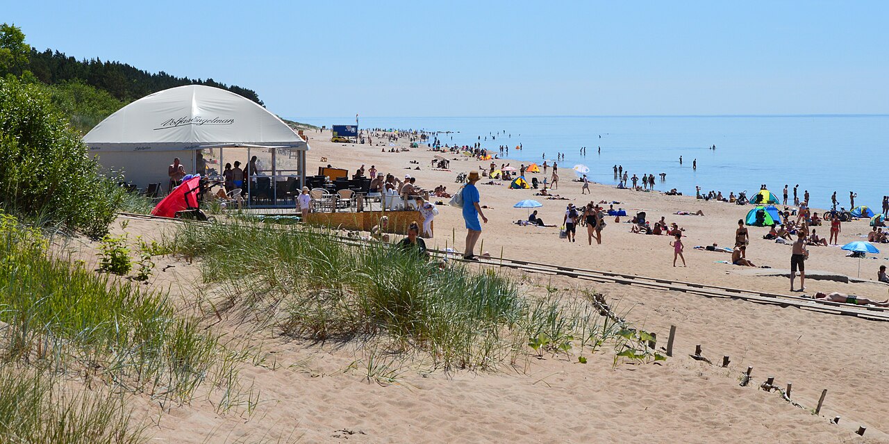 summer beach Baltic Sea Poland — Trójmiasto
